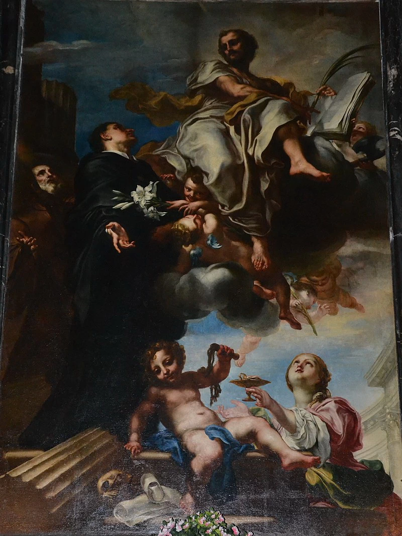 I Santi Nicolò da Tolentino, Lucia e Marco - Chiesa di Santa Croce, Genova